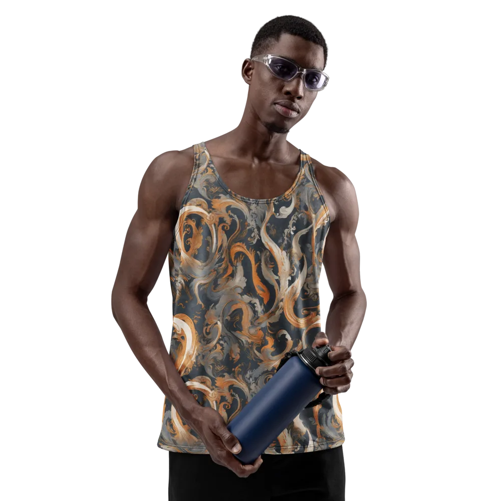 Nocturne Arabesque on Men's Tank Top — Front