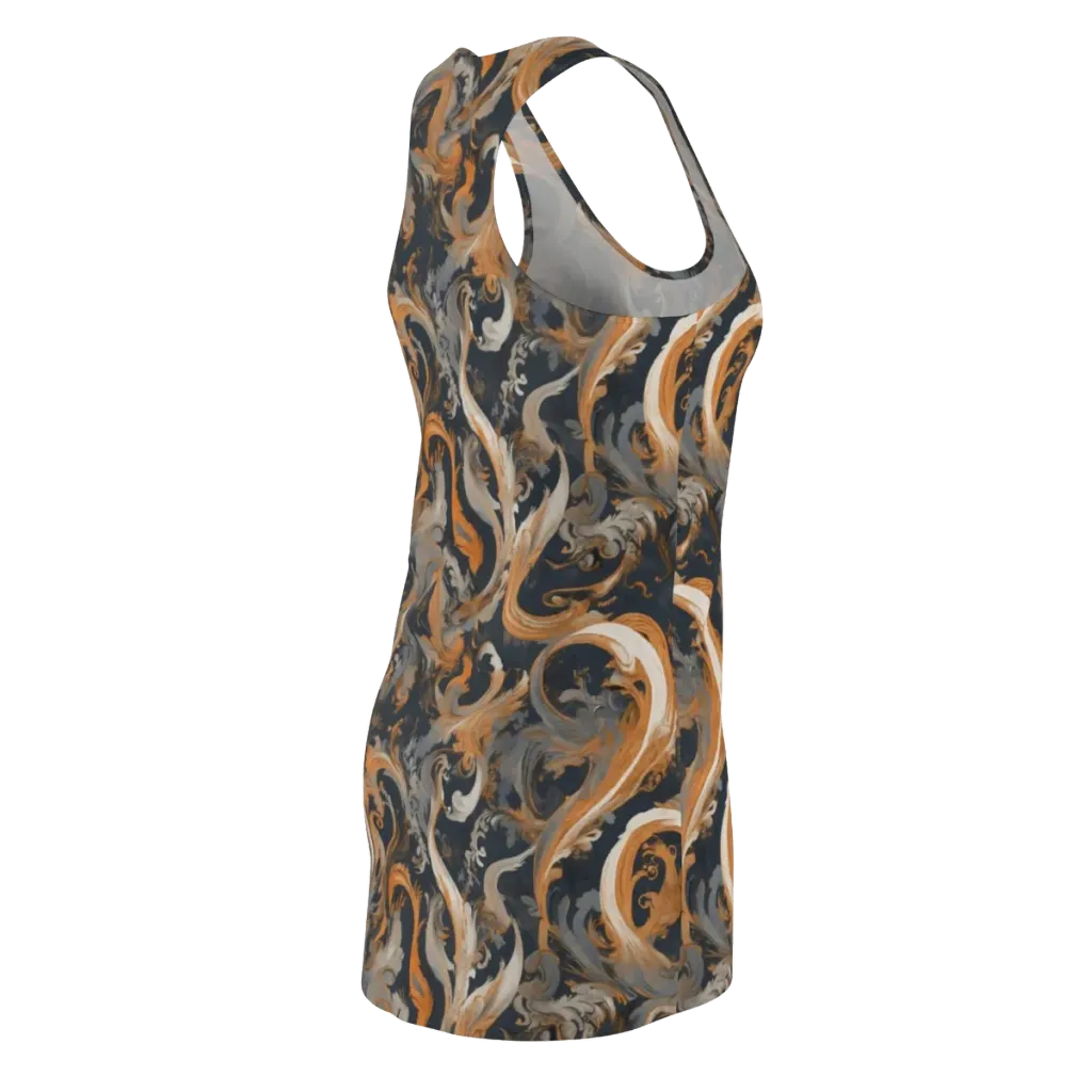 Nocturne Arabesque on Racerback Dress — Back Side
