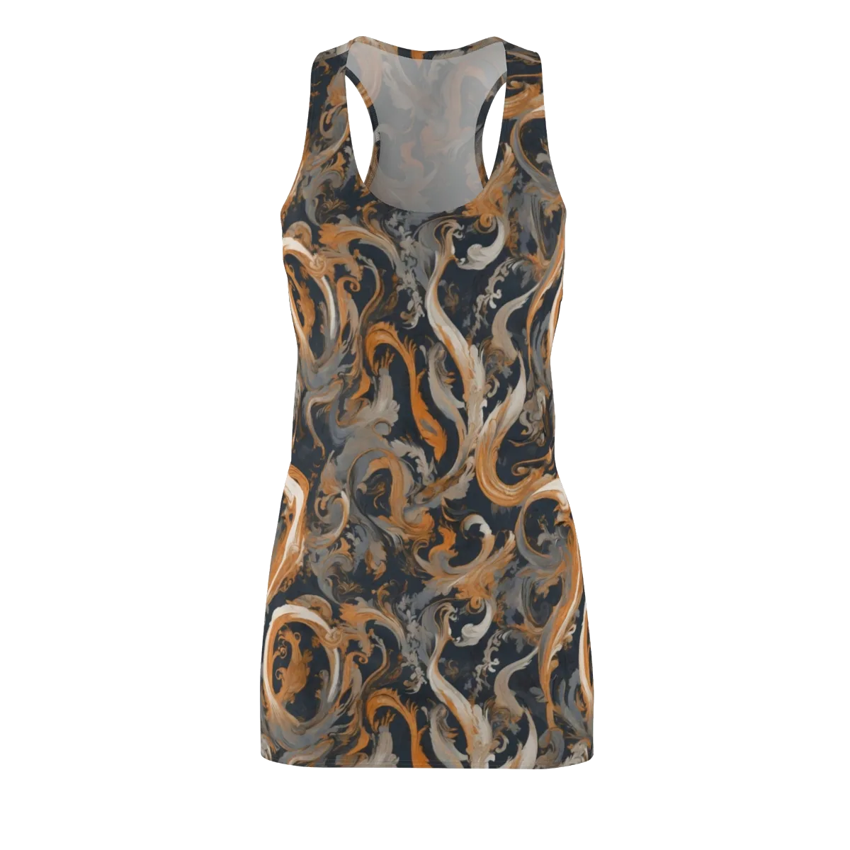 Nocturne Arabesque on Racerback Dress — Front