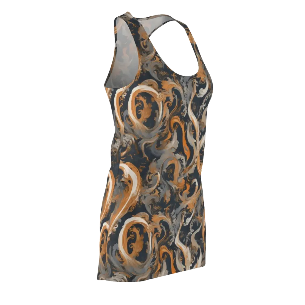 Nocturne Arabesque on Racerback Dress — Front Side