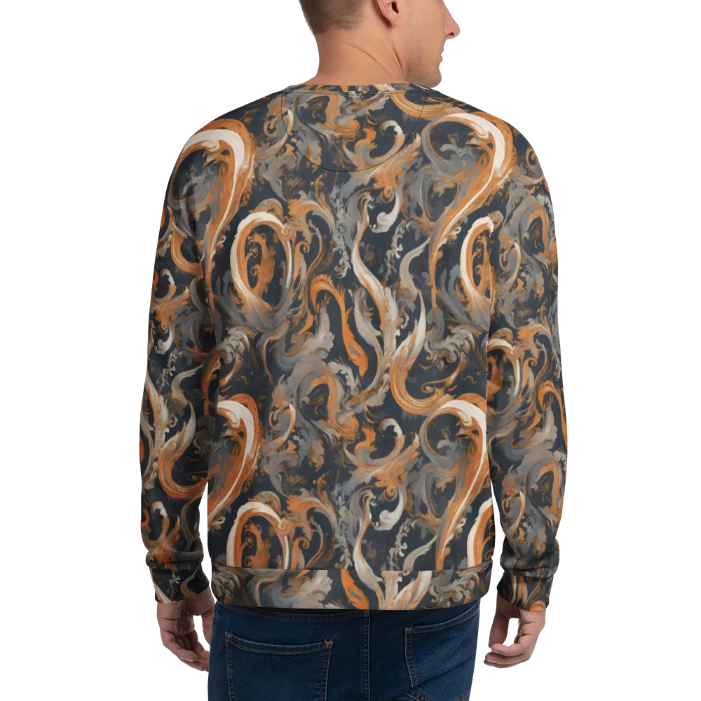Nocturne Arabesque on Sweatshirt — Back