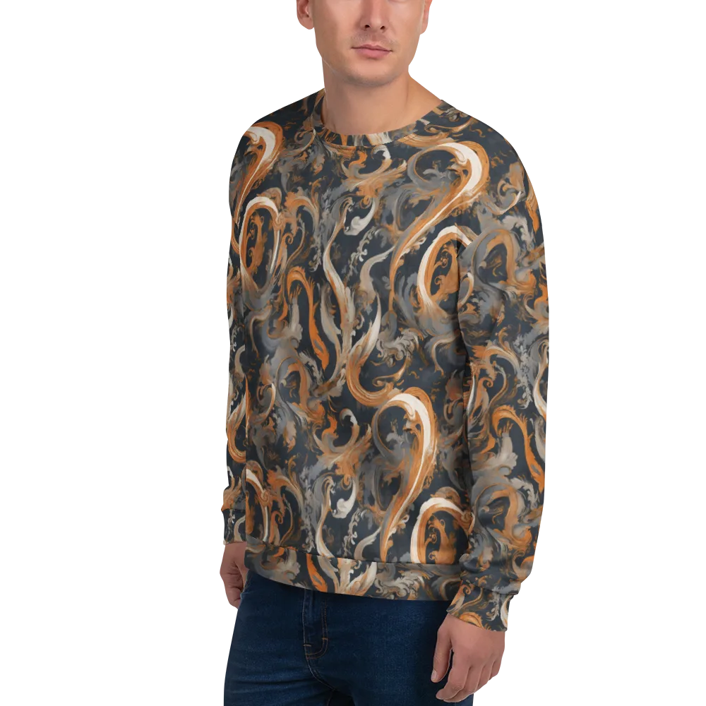 Nocturne Arabesque on Sweatshirt — Left Front