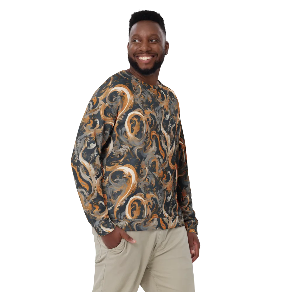 Nocturne Arabesque on Sweatshirt — Front
