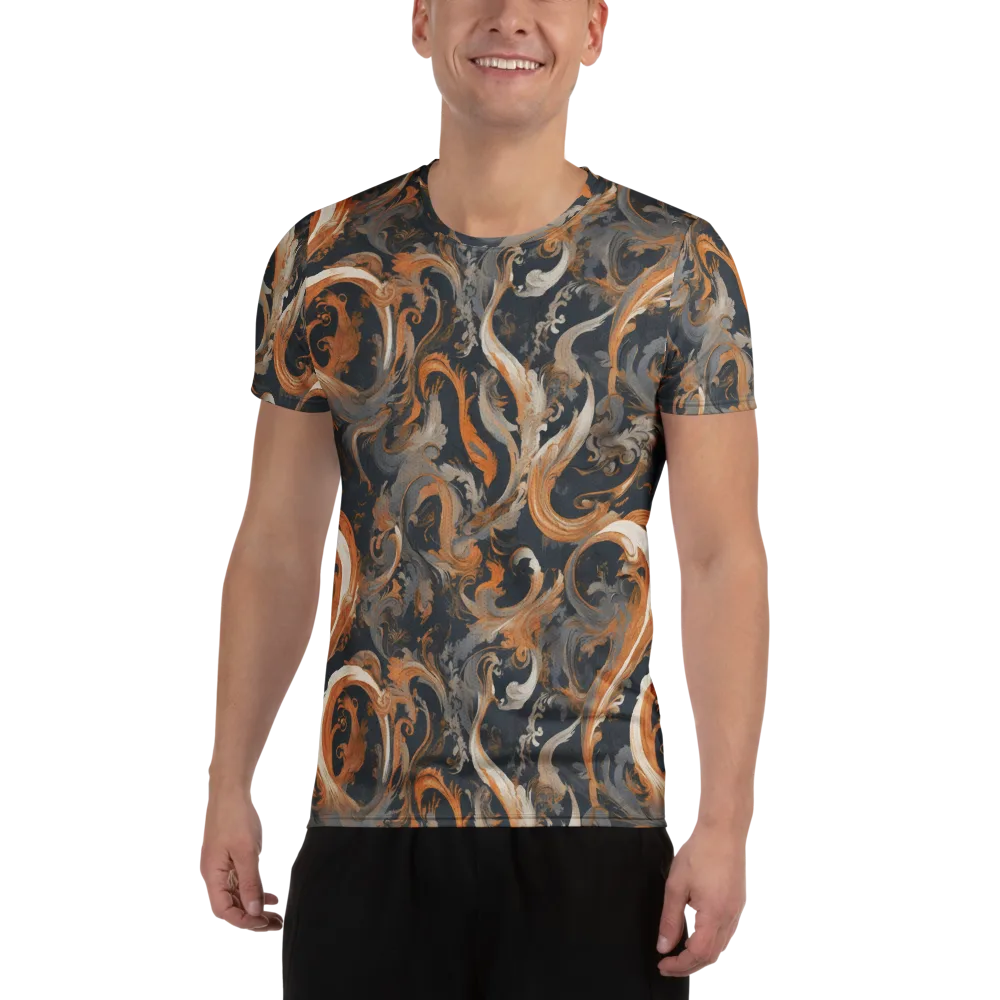 Nocturne Arabesque on Men's Athletic T-Shirt — Front
