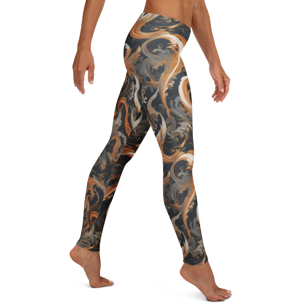 Nocturne Arabesque on Leggings — Right