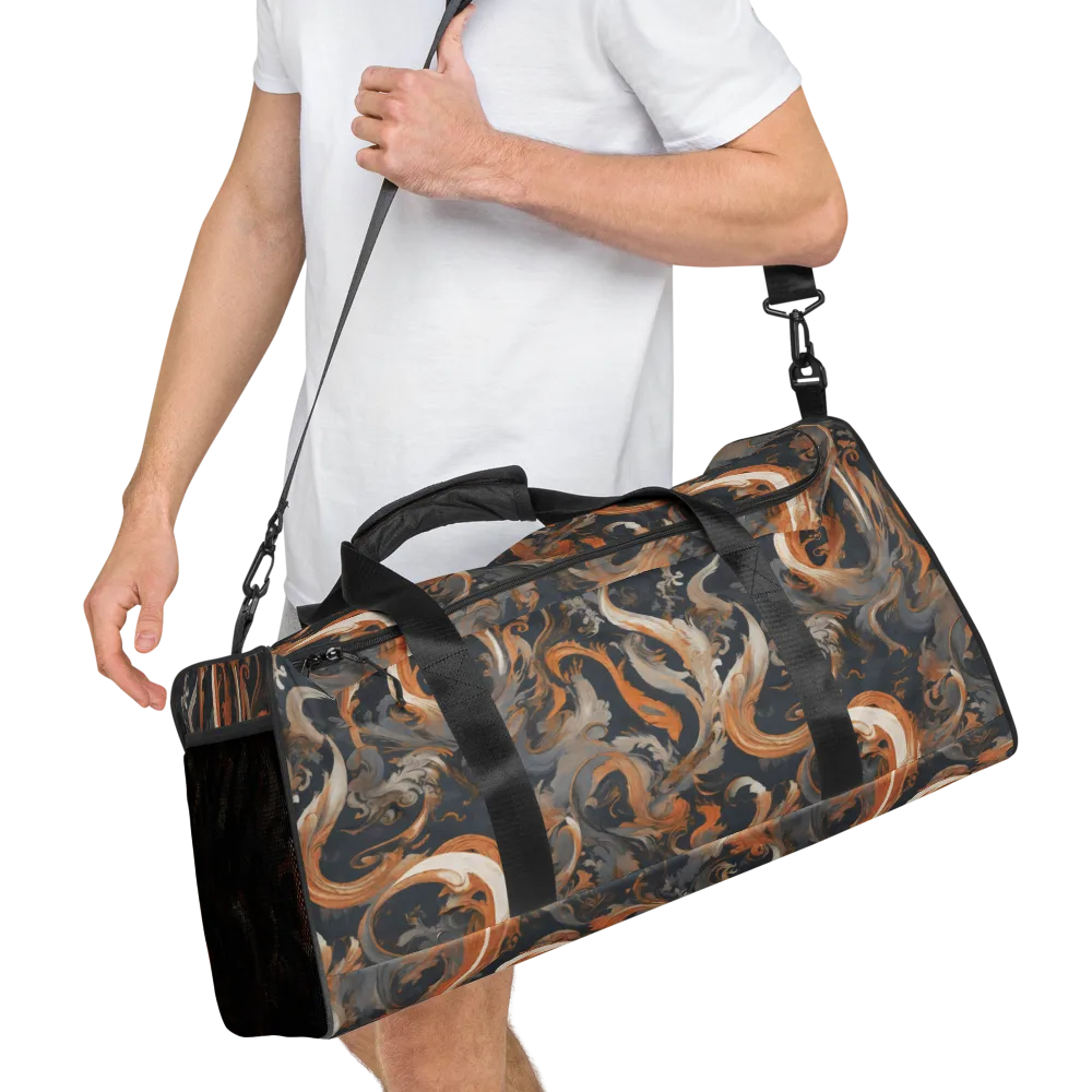 Nocturne Arabesque on Duffle Bag — Right Front