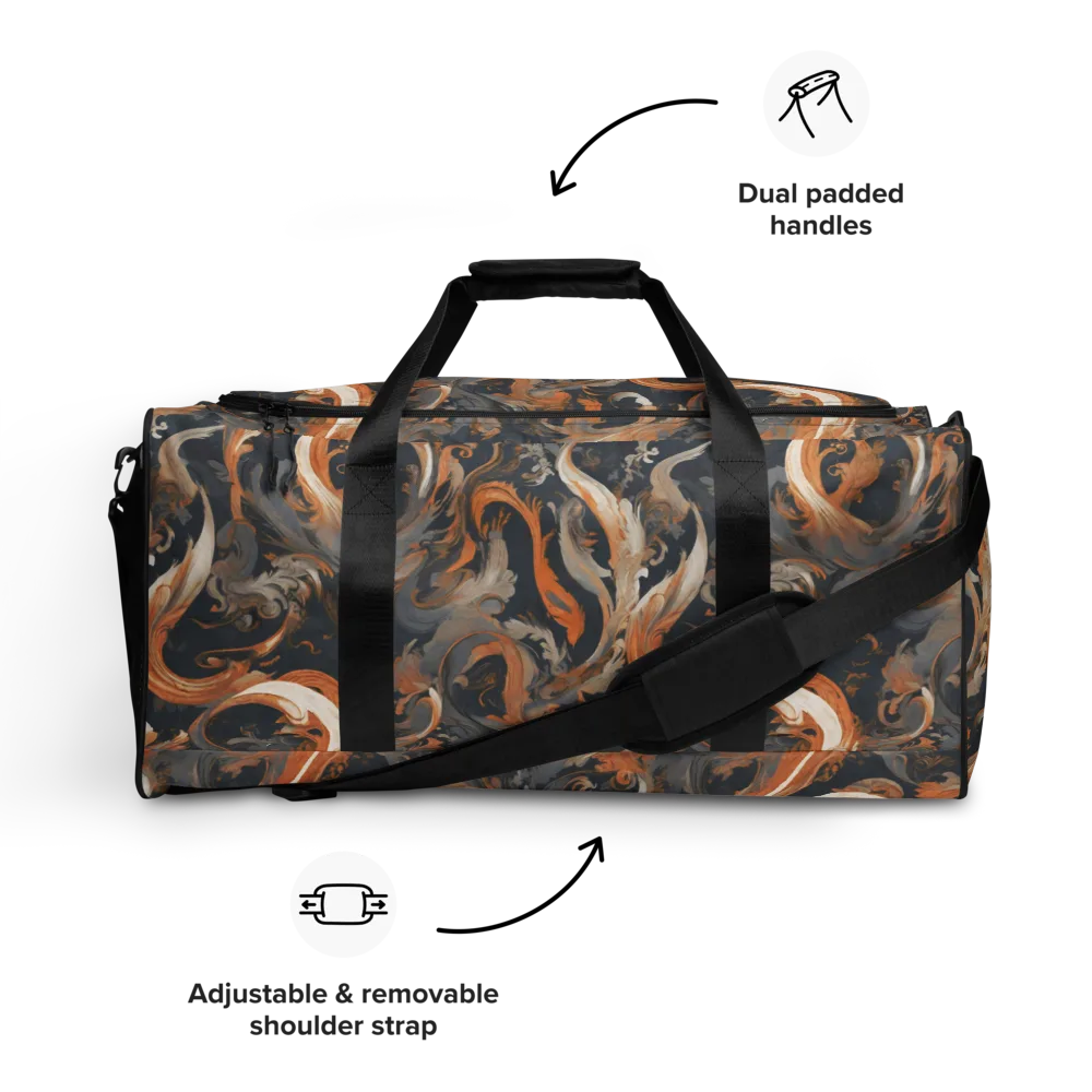 Nocturne Arabesque on Duffle Bag — Front