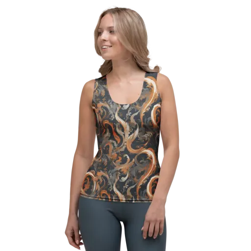 Nocturne Arabesque on a Women's Tank Top