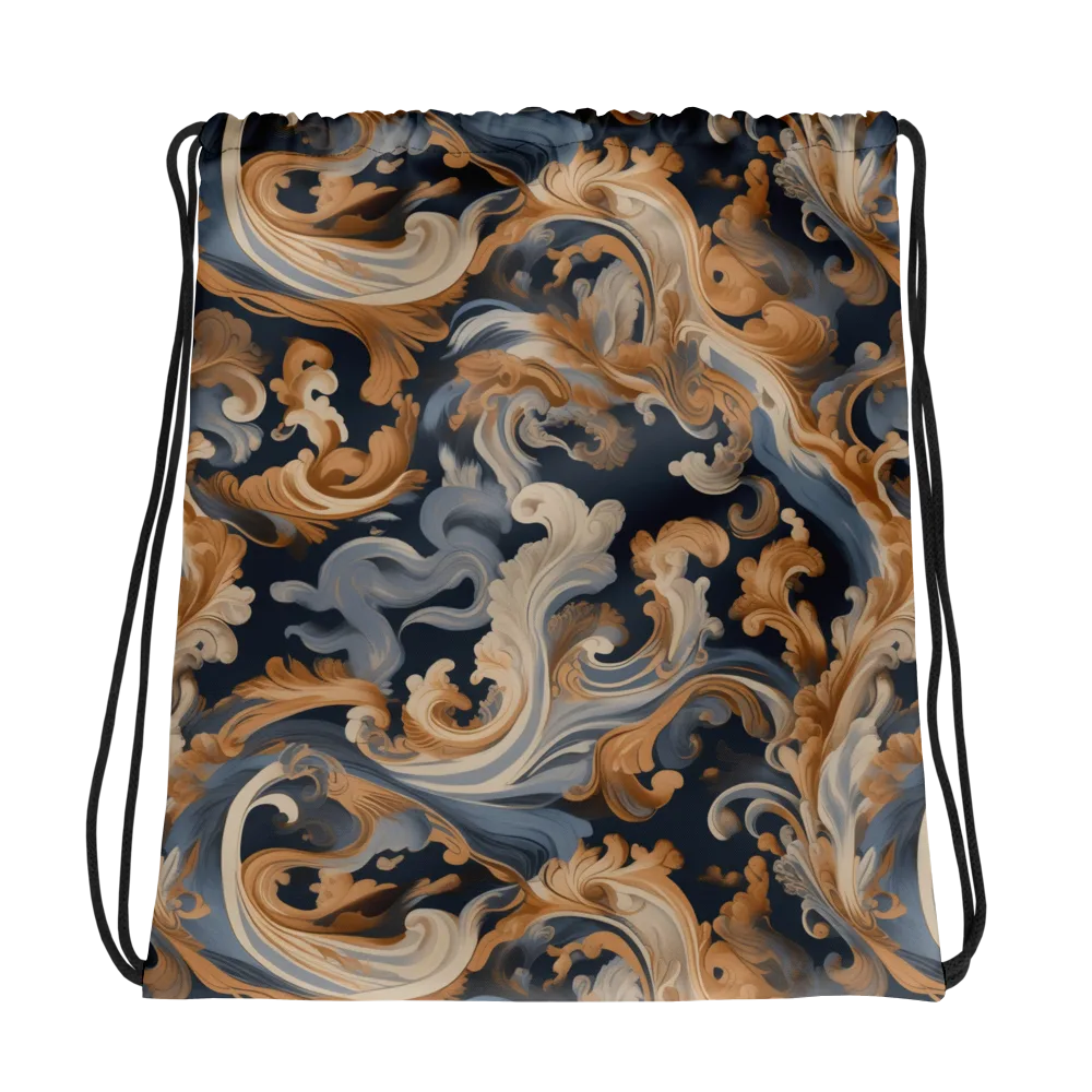 Rococo Tide on Drawstring Bag — Photo