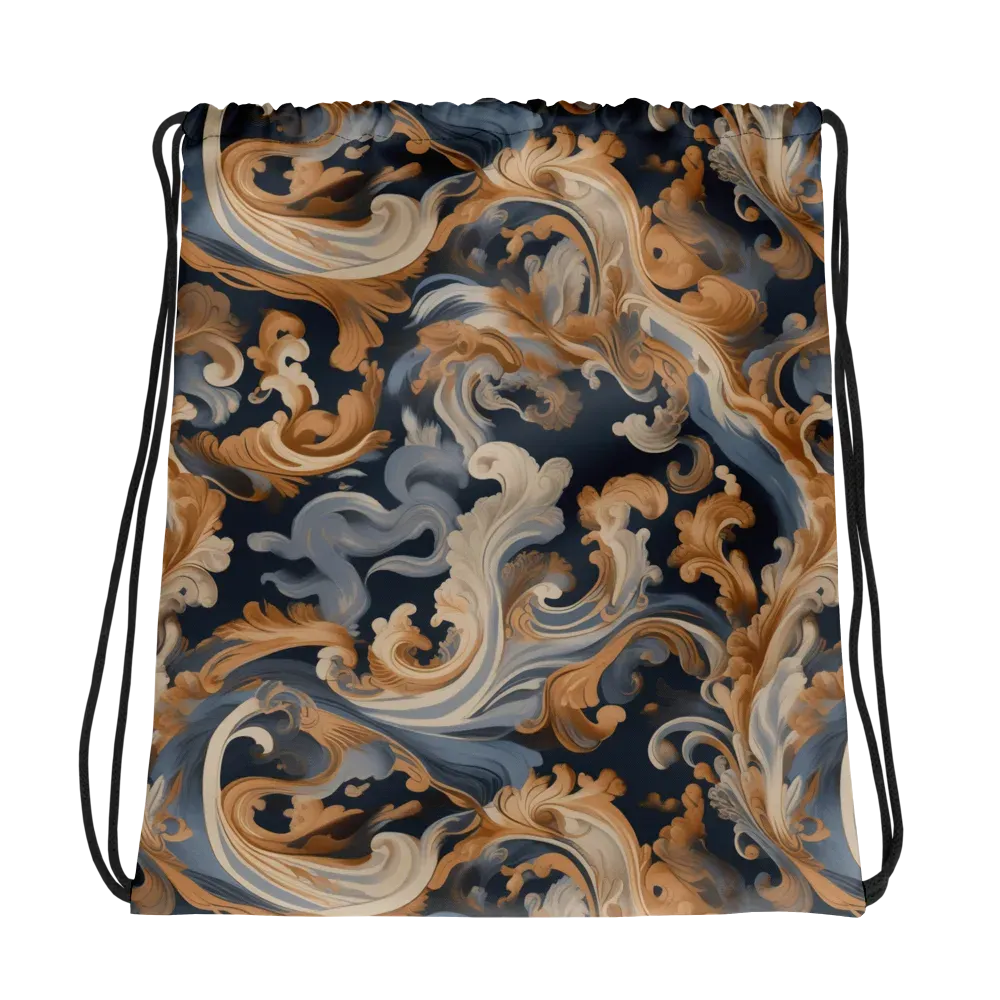Rococo Tide on Drawstring Bag — Photo