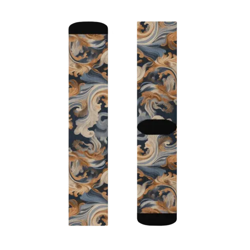 Rococo Tide on a Socks