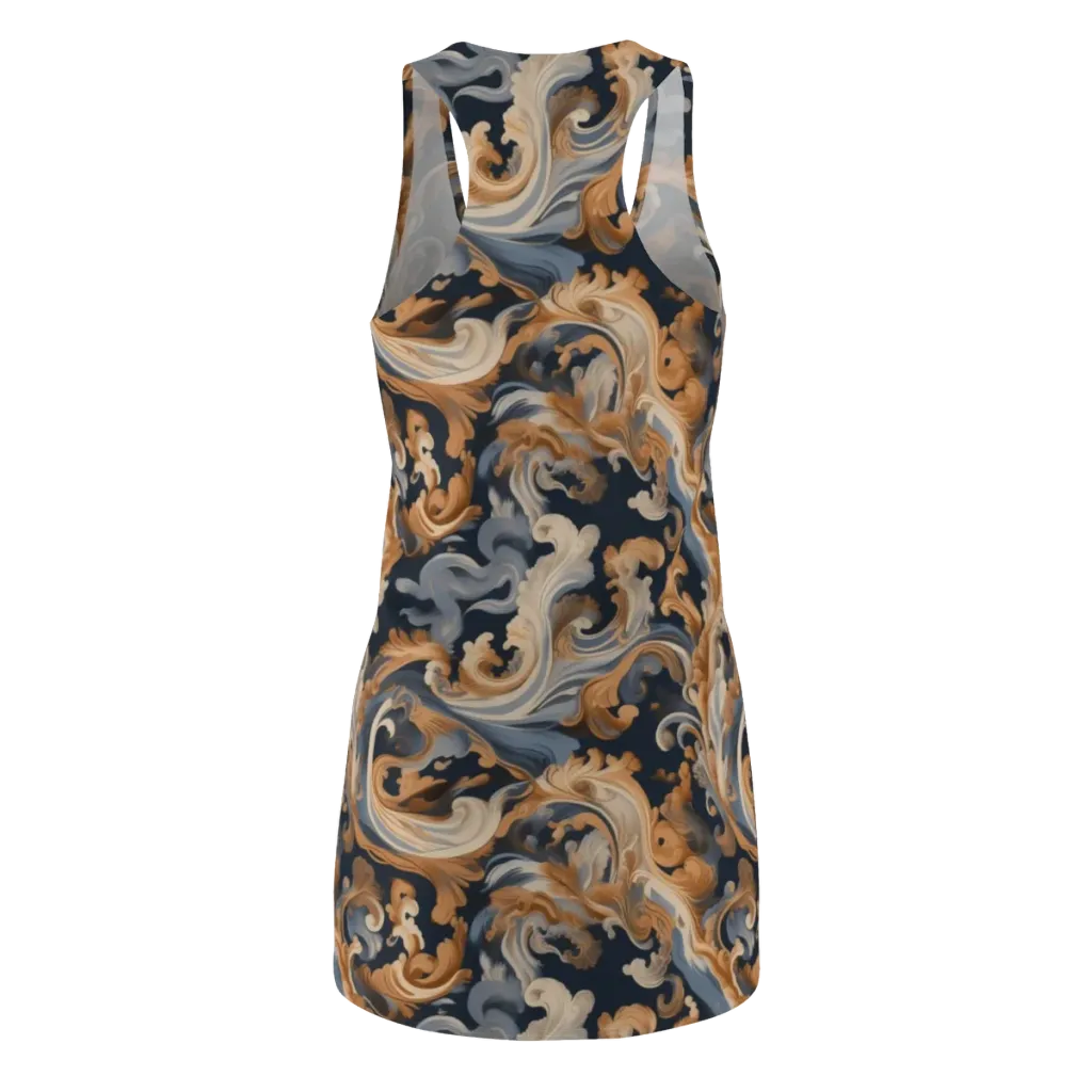 Rococo Tide on Racerback Dress — Back