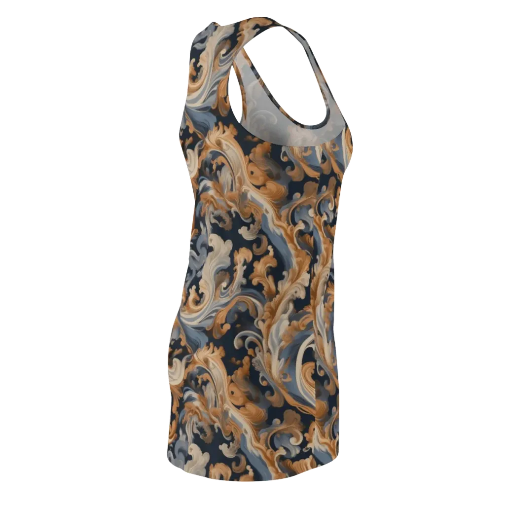 Rococo Tide on Racerback Dress — Back Side