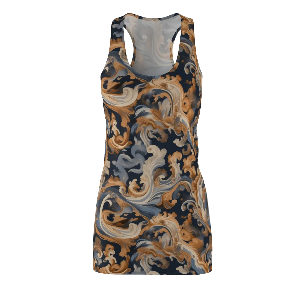Rococo Tide on Racerback Dress — Front