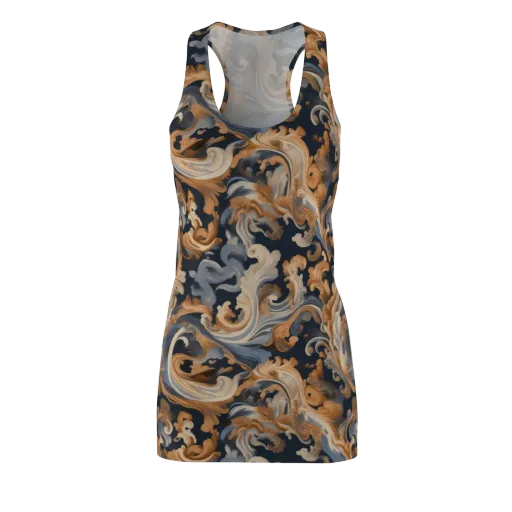 Rococo Tide on a Racerback Dress