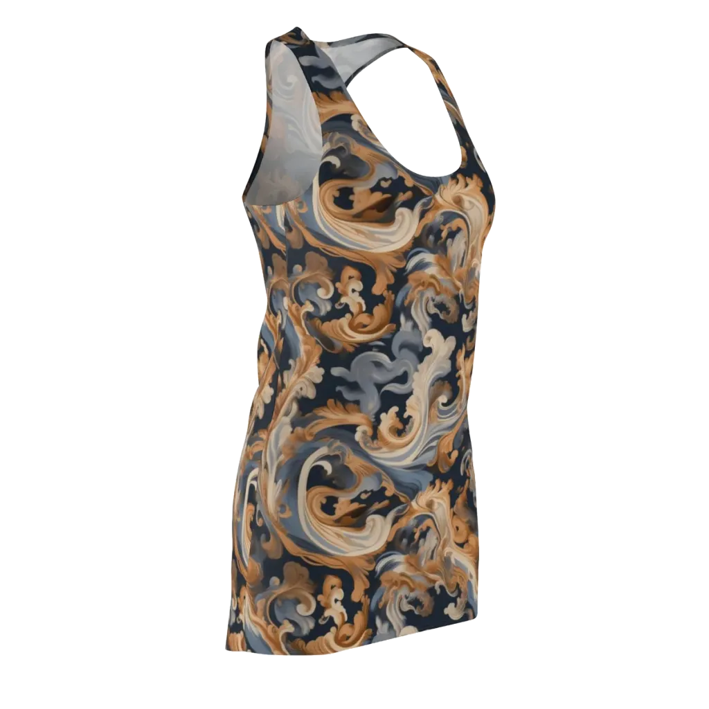 Rococo Tide on Racerback Dress — Front Side