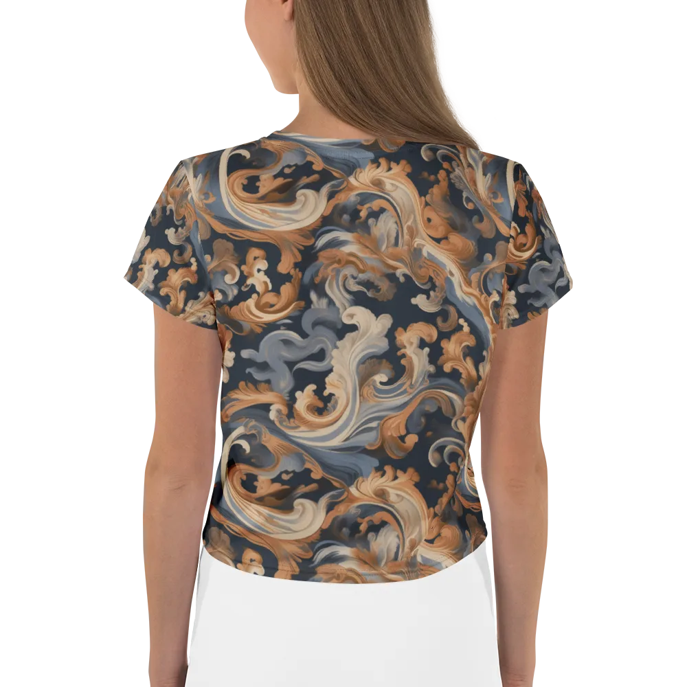 Rococo Tide on Crop Tee — Back
