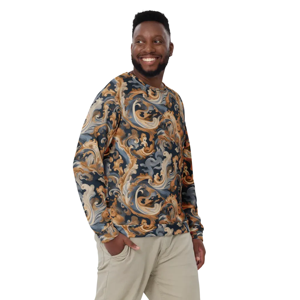 Rococo Tide on Sweatshirt — Front