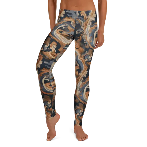 Rococo Tide on a Leggings
