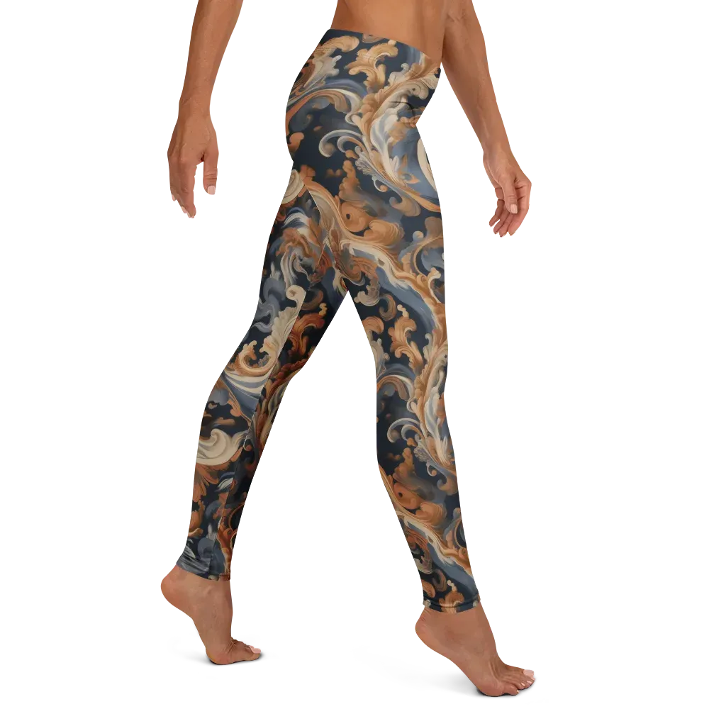 Rococo Tide on Leggings — Right