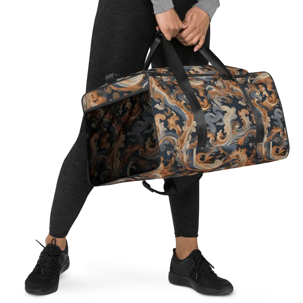 Rococo Tide on Duffle Bag — Right Front