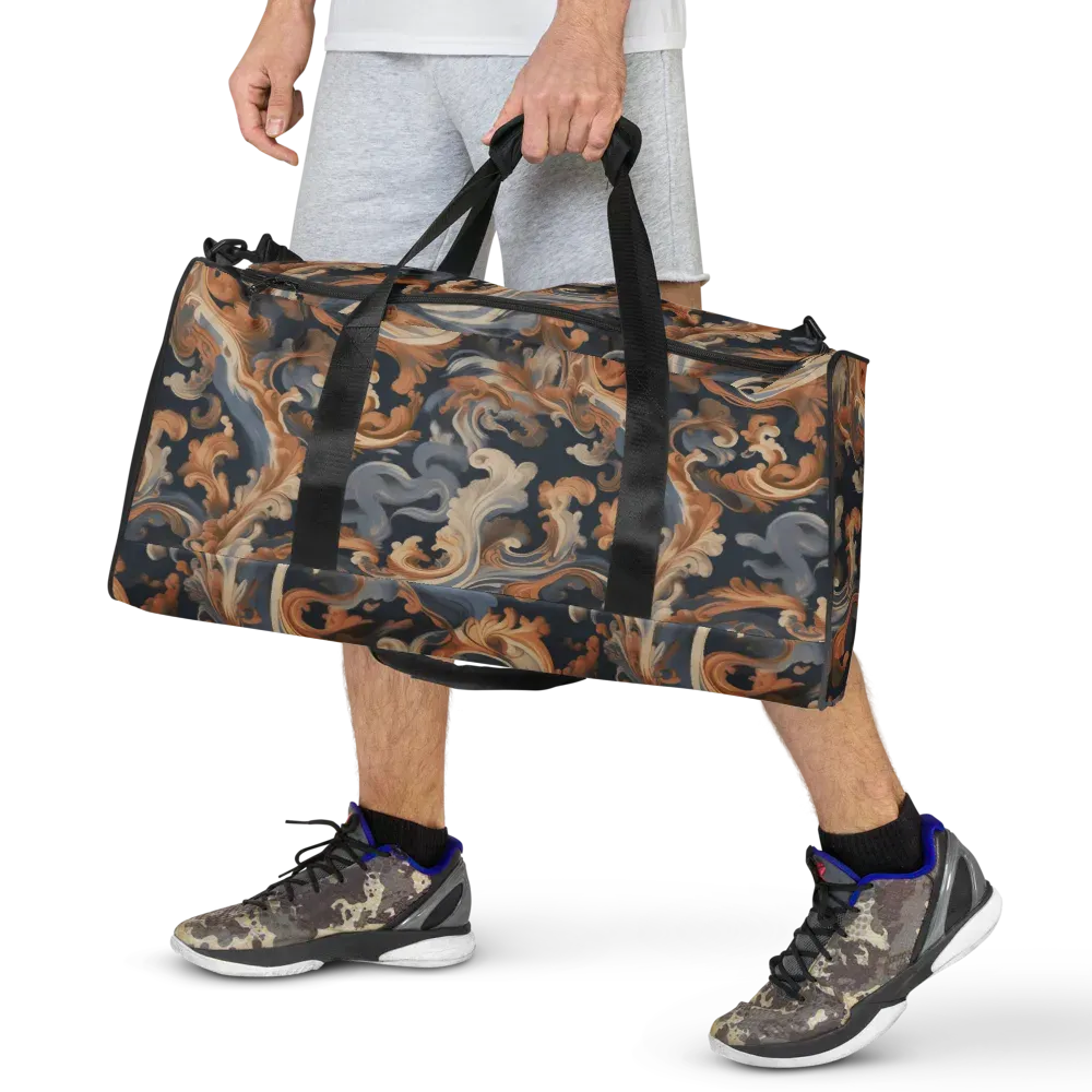 Rococo Tide on Duffle Bag — Front