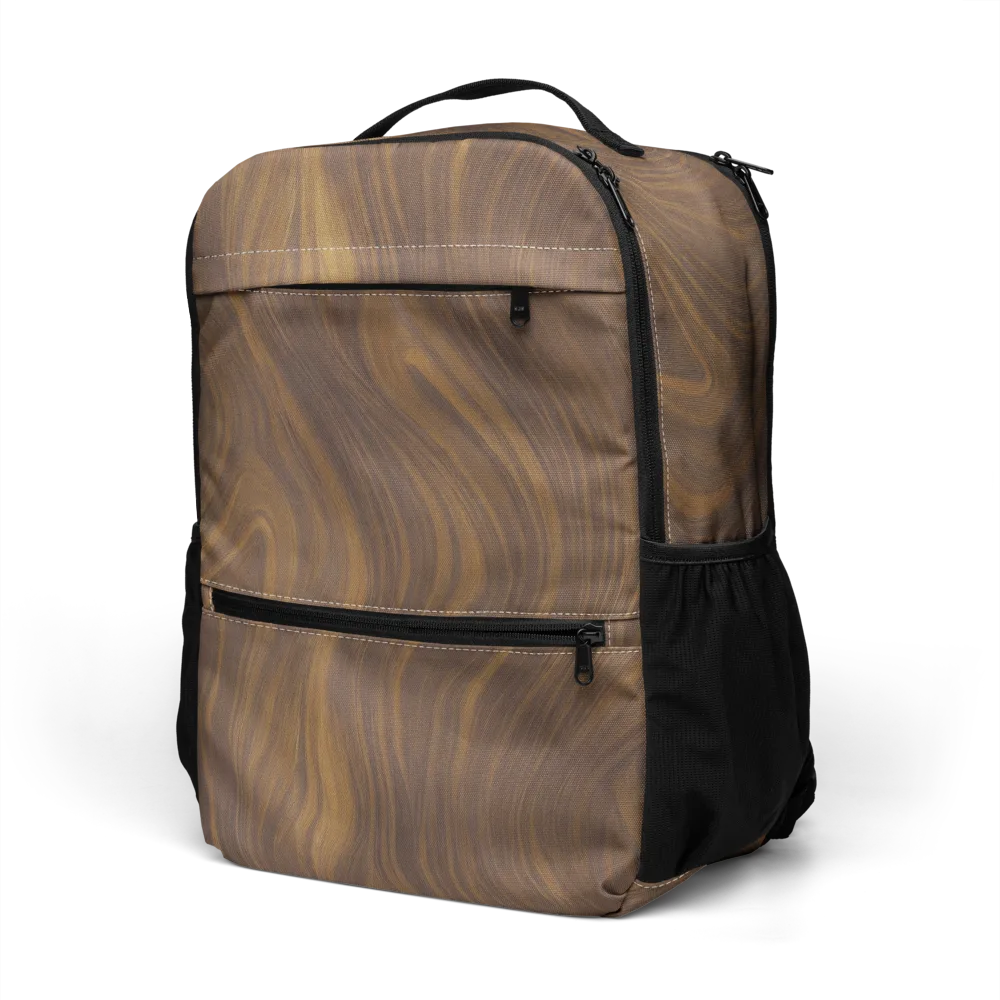 Walnut Current on Utility Backpack — Left Front