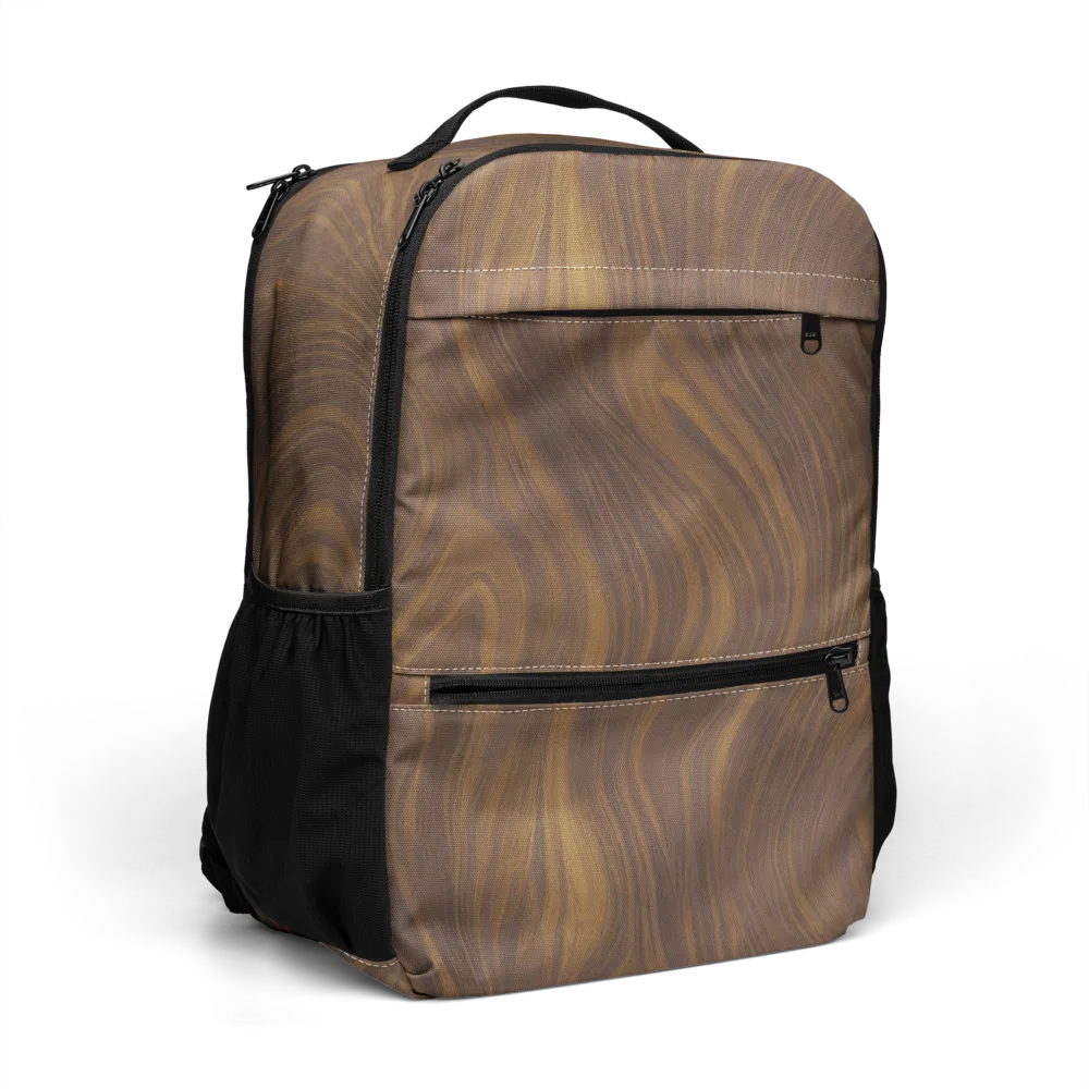 Walnut Current on Utility Backpack — Right Front