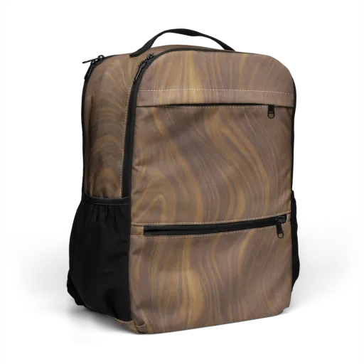Walnut Current on a Utility Backpack