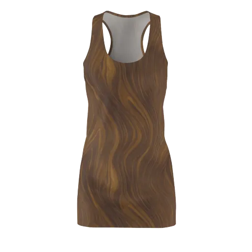 Walnut Current on a Racerback Dress