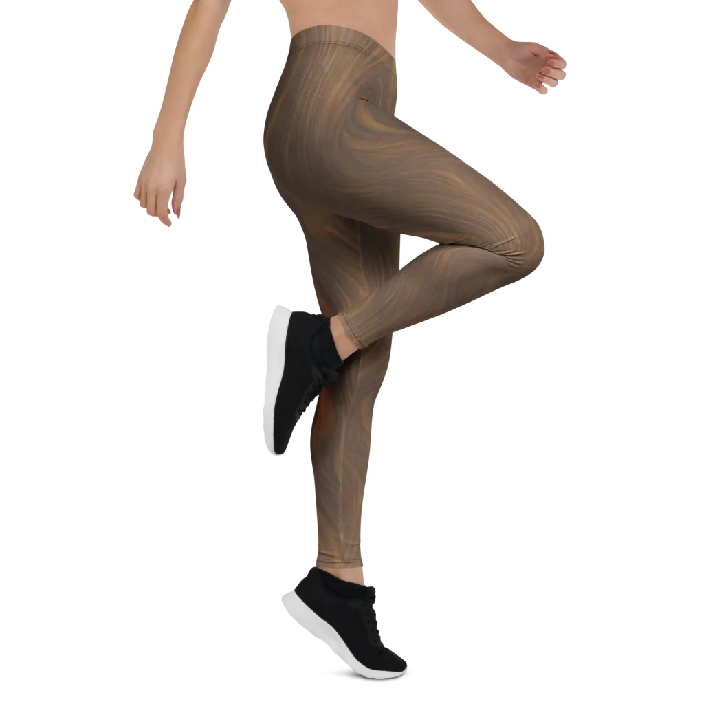 Walnut Current on Leggings — Right