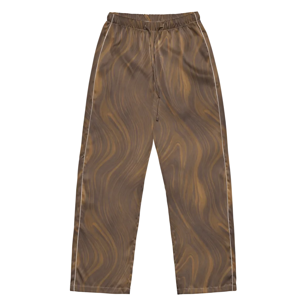 Walnut Current on Women's Pajama Pants — Front