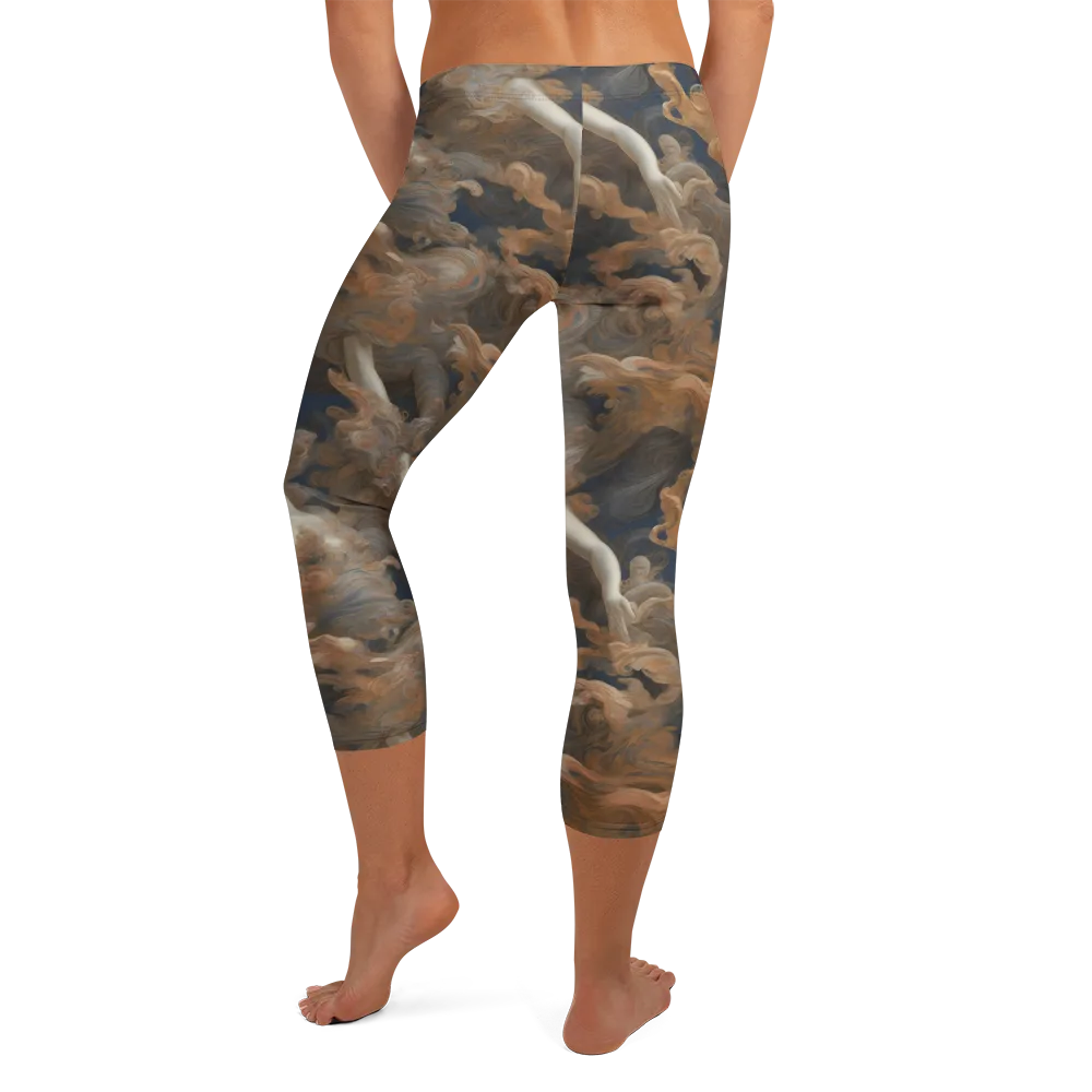 Sienna Rapture on Capri Leggings — Back