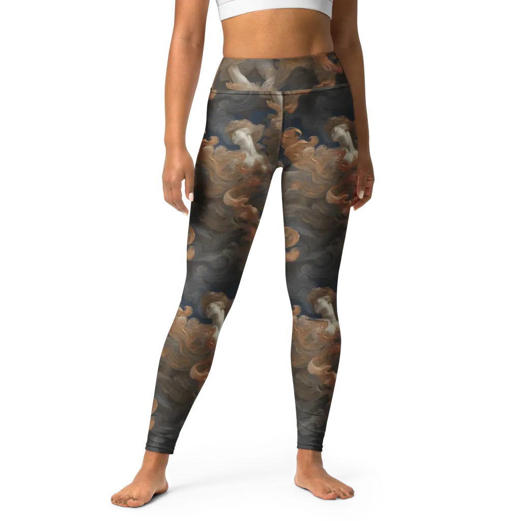 Sienna Rapture on Yoga Leggings — Front