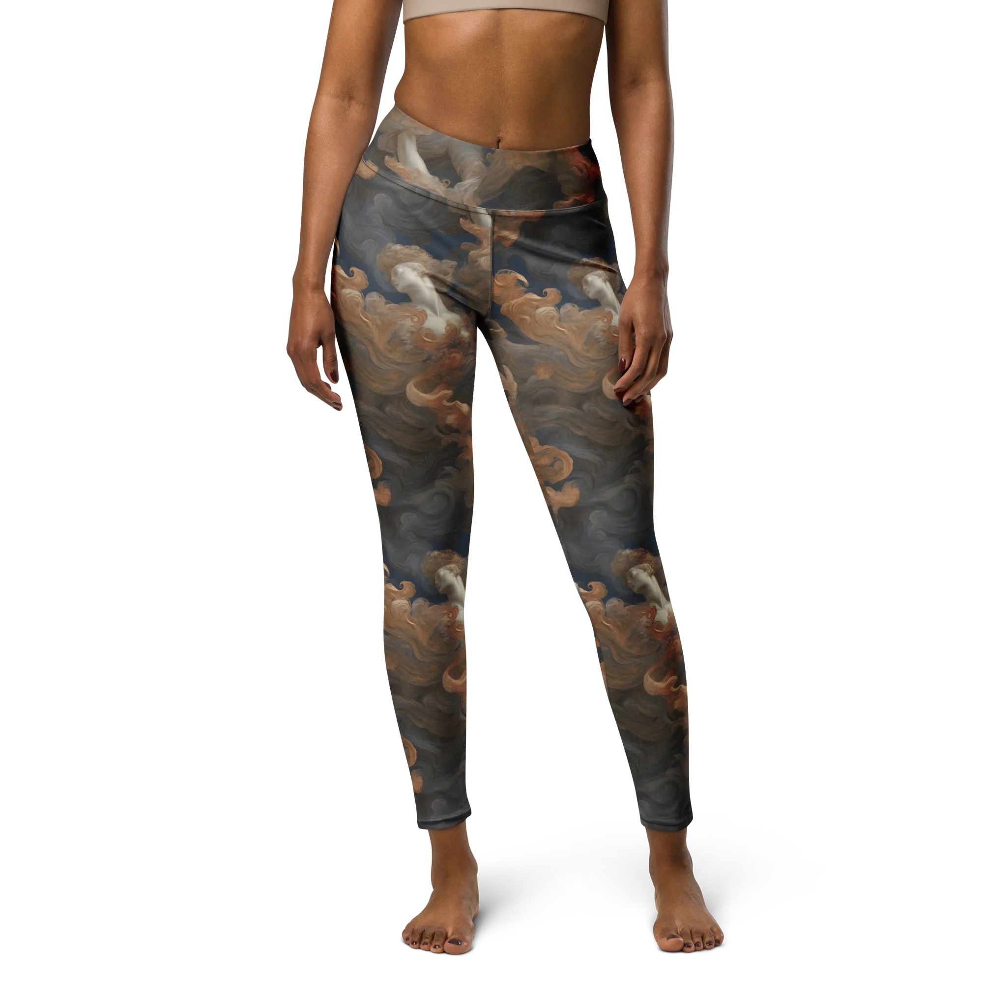 Sienna Rapture on Yoga Leggings — Front