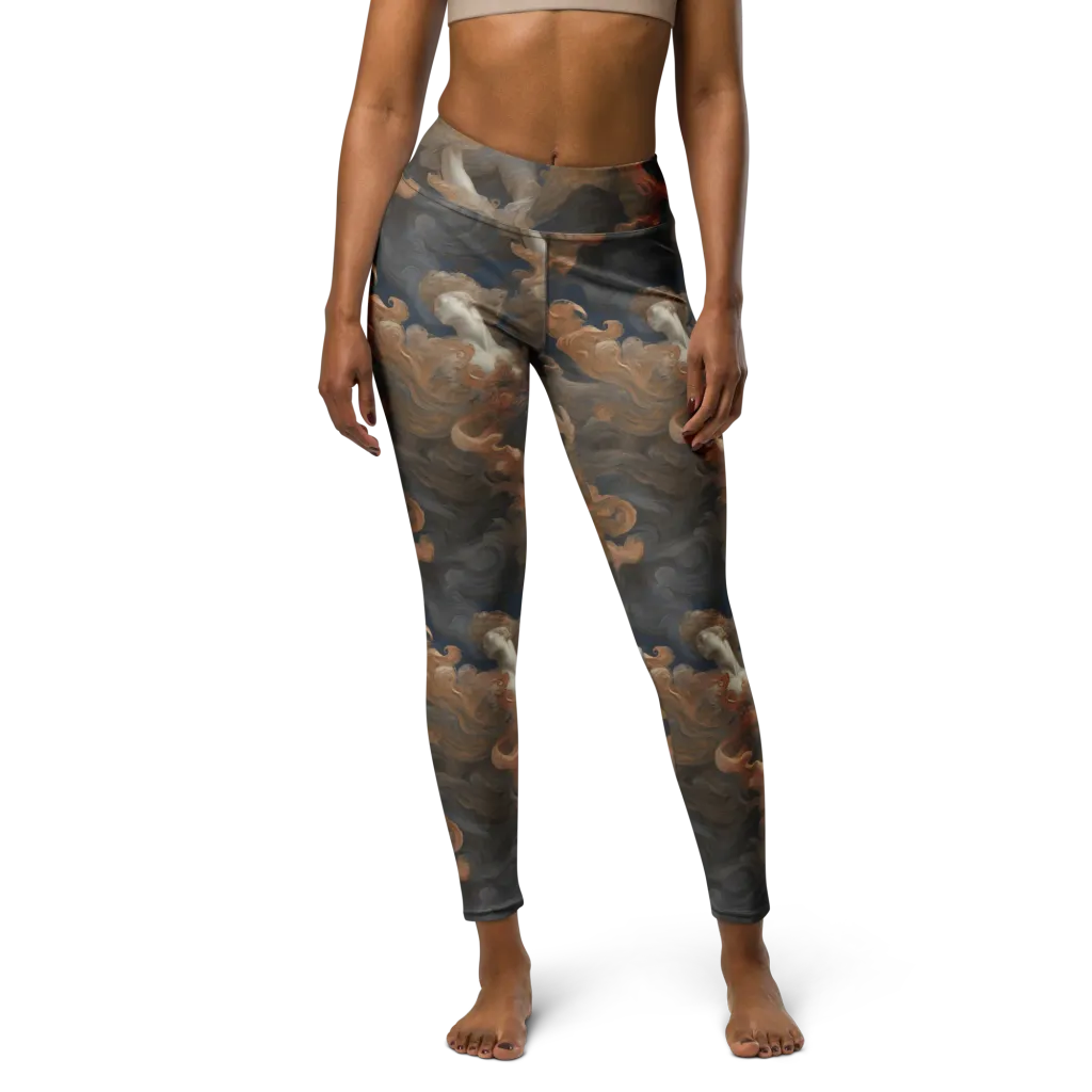 Sienna Rapture on Yoga Leggings — Front