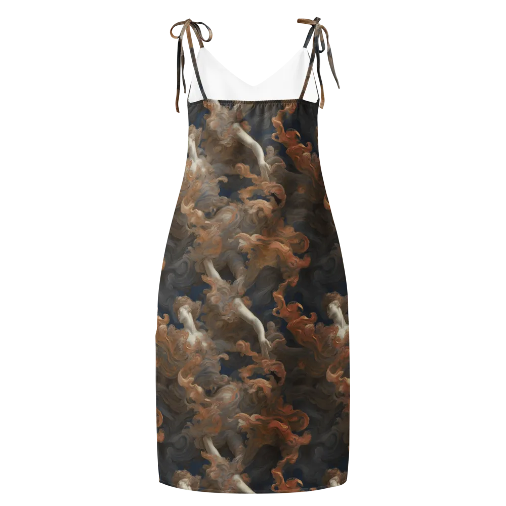 Sienna Rapture on Slip Dress — Back