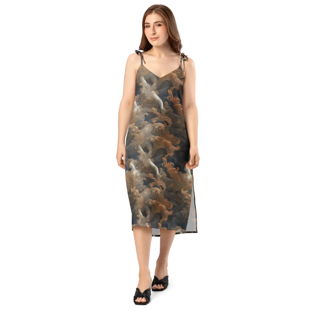 Sienna Rapture on Slip Dress — Front