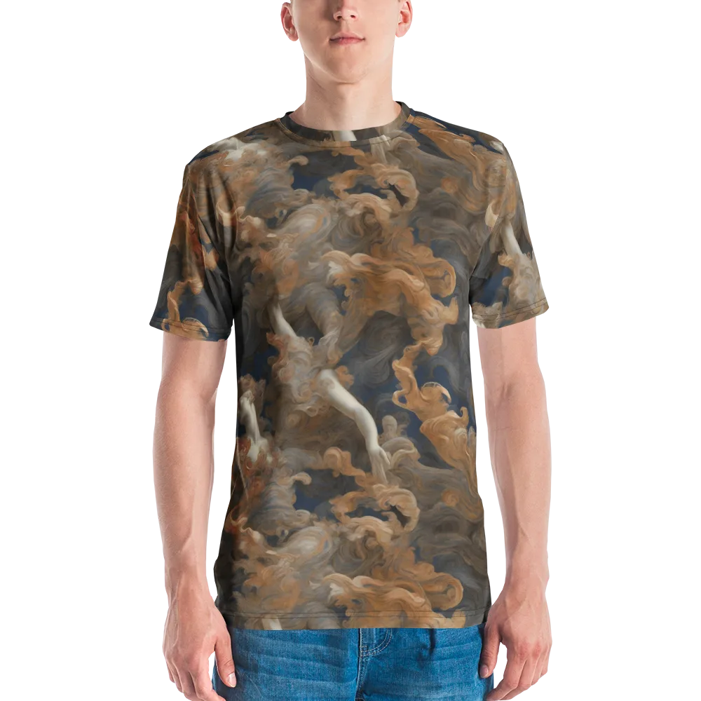 Sienna Rapture on Men's Crew Neck T-Shirt — Front