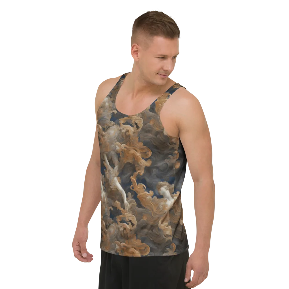 Sienna Rapture on Men's Tank Top — Left Front