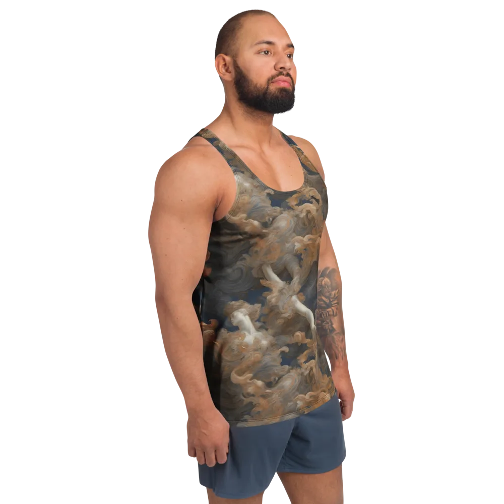 Sienna Rapture on Men's Tank Top — Right Front