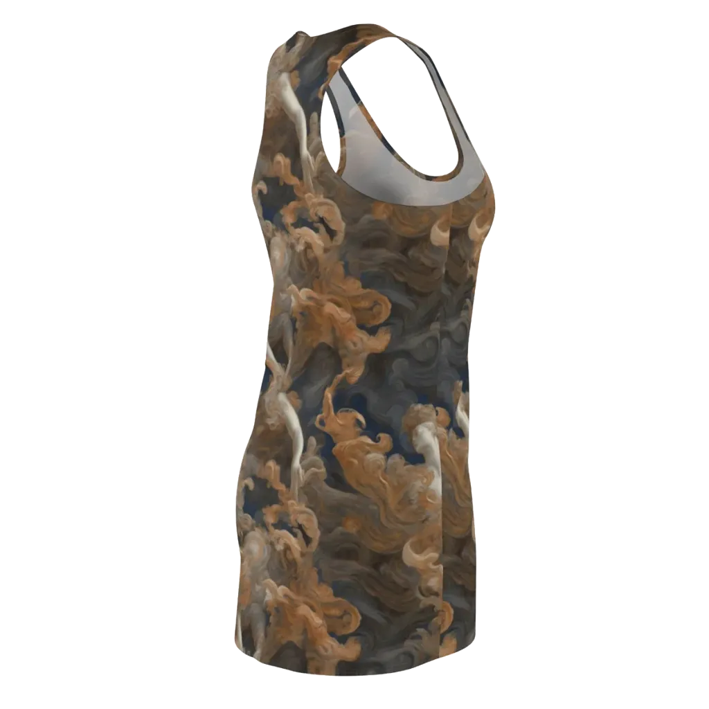 Sienna Rapture on Racerback Dress — Back Side