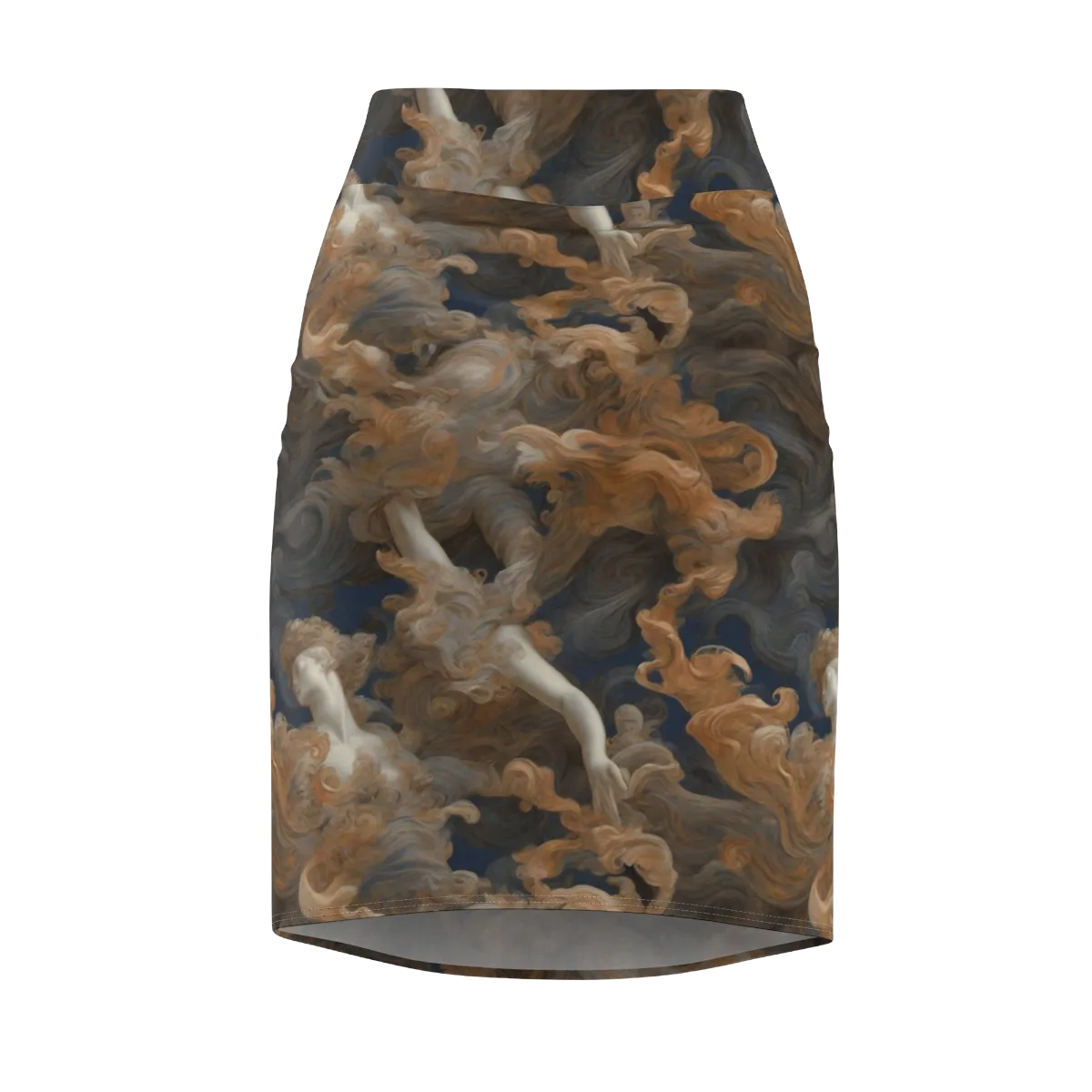 Sienna Rapture on Pencil Skirt — Front