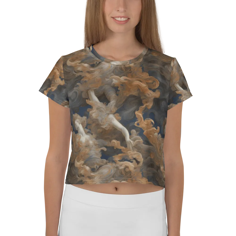 Sienna Rapture on Crop Tee — Front