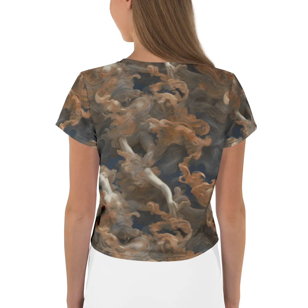 Sienna Rapture on Crop Tee — Back