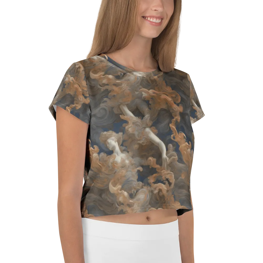 Sienna Rapture on Crop Tee — Right