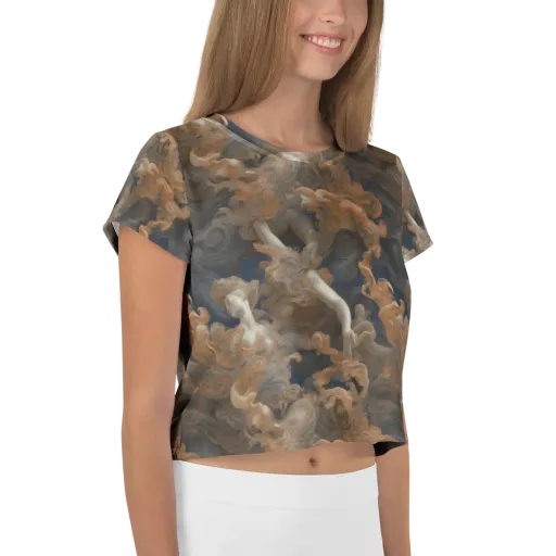 Sienna Rapture on a Crop Tee