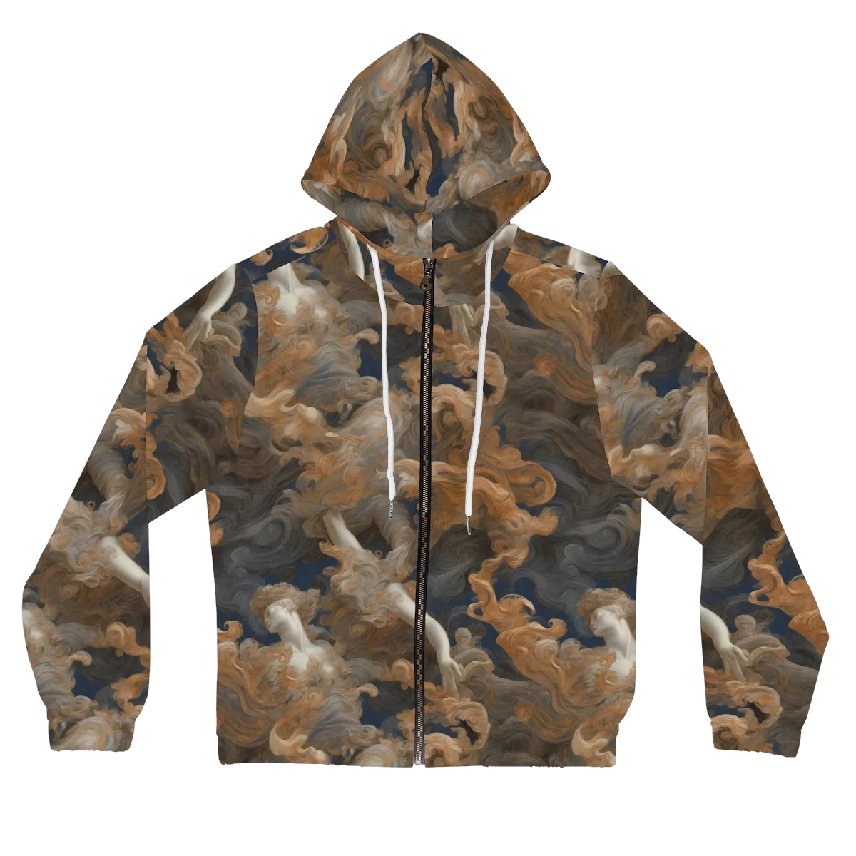 Sienna Rapture on Women's Full-Zip Hoodie — Front