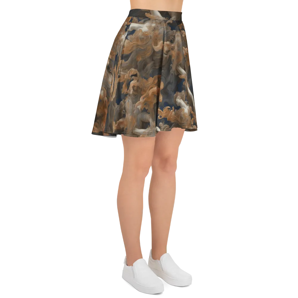 Sienna Rapture on Skater Skirt — Right