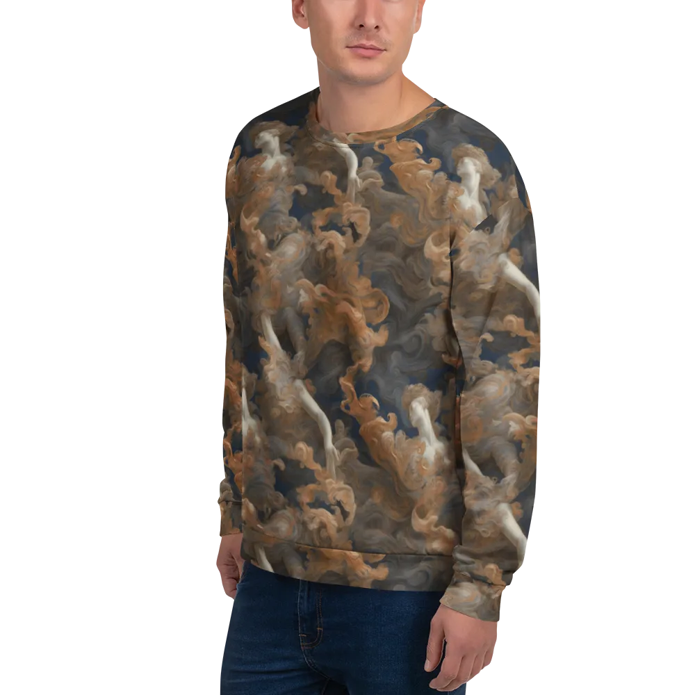 Sienna Rapture on Sweatshirt — Left Front